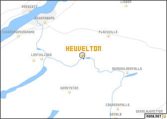 map of Heuvelton