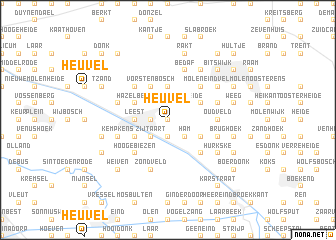 map of Heuvel