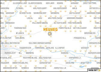 map of Heuweg