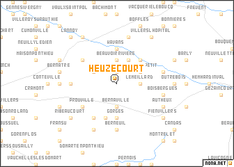 map of Heuzecourt