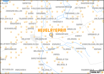 map of Hevelā-ye Pā\