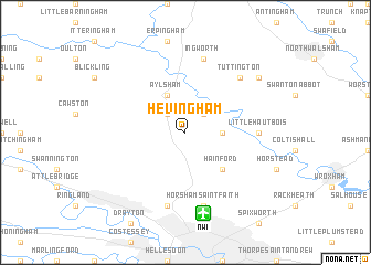 map of Hevingham