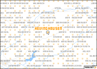 map of Hevinghausen