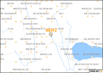 map of Hévíz