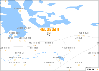 map of Hevosoja