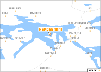 map of Hevossaari