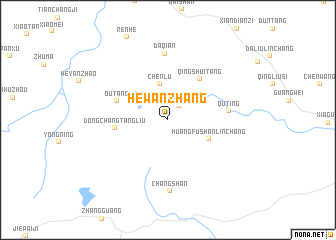 map of Hewanzhang