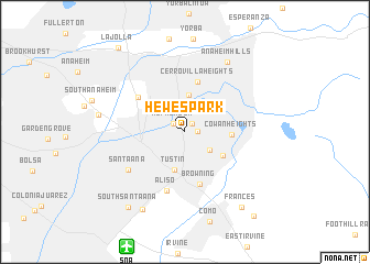 map of Hewes Park