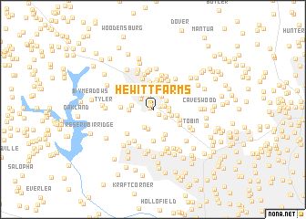 map of Hewitt Farms