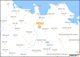 map of Hewu