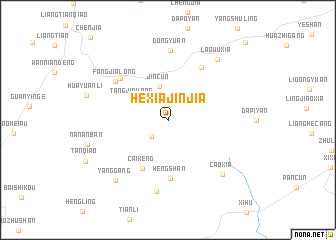 map of Hexiajinjia