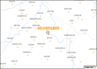 map of Hexiangban