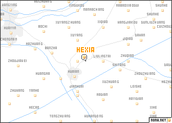 map of Hexia