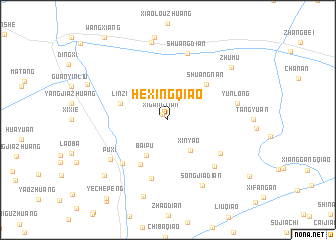 map of Hexingqiao