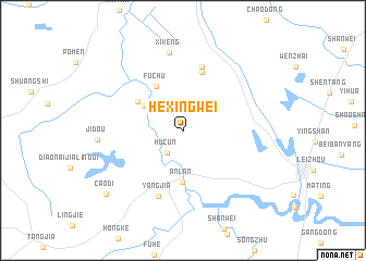 map of Hexingwei