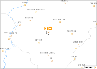 map of Hexi