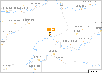 map of Hexi