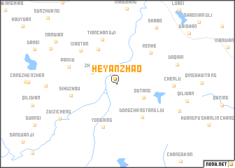 map of Heyanzhao