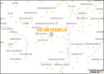 map of Heybat-e Soflá