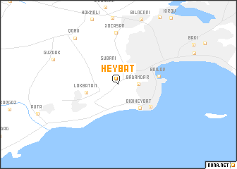 map of Heybǝt