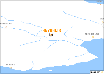 map of Heydalir