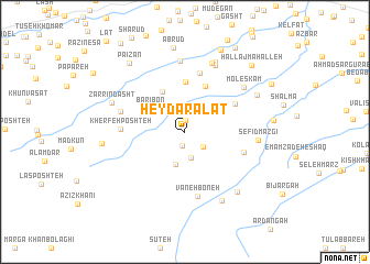 map of Ḩeydar Ālāt