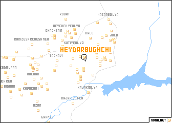 map of Ḩeydar Būghchī