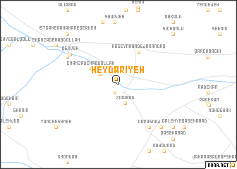 map of Ḩeydarīyeh