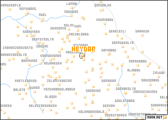 map of Ḩeydar