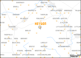 map of Heydon