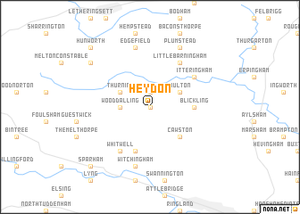 map of Heydon