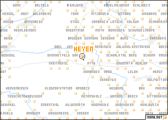 map of Heyen