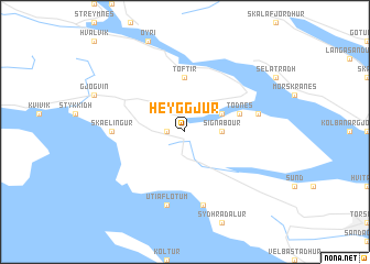 map of Heyggjur