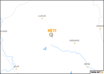 map of Heyi