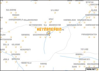 map of Ḩeyrān-e Pā\