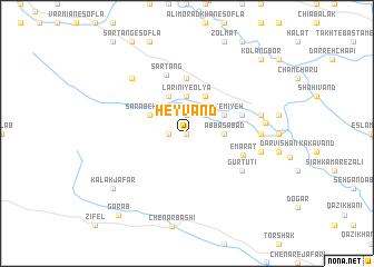 map of Heyvand