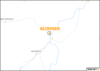 map of Hezārmanī