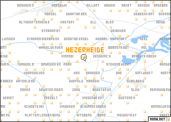 map of Hezerheide