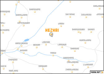 map of Hezhai