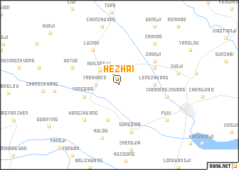 map of Hezhai