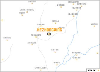 map of Hezhongping