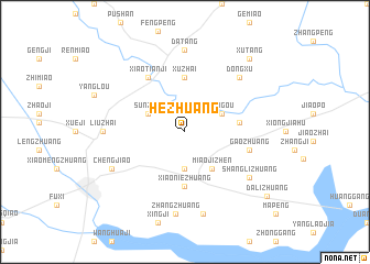 map of Hezhuang