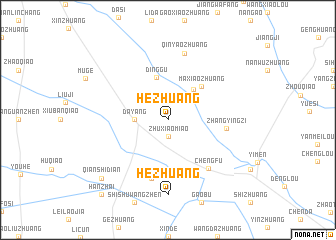 map of Hezhuang
