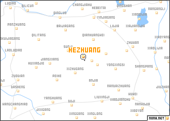 map of Hezhuang