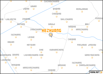 map of Hezhuang