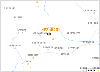 map of Hezijian