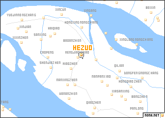 map of Hezuo