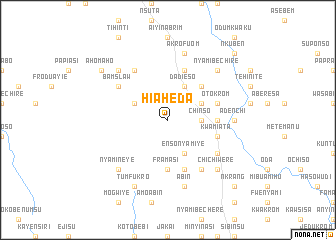 map of Hiaheda