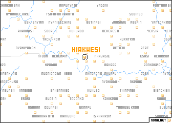 map of Hiakwesi