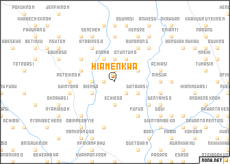 map of Hiamenkwa